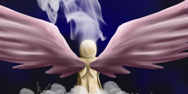 Denkender-Engel-by-kleinErdbeer