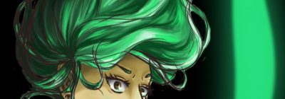 Green glowing-by-kleinErdbeer