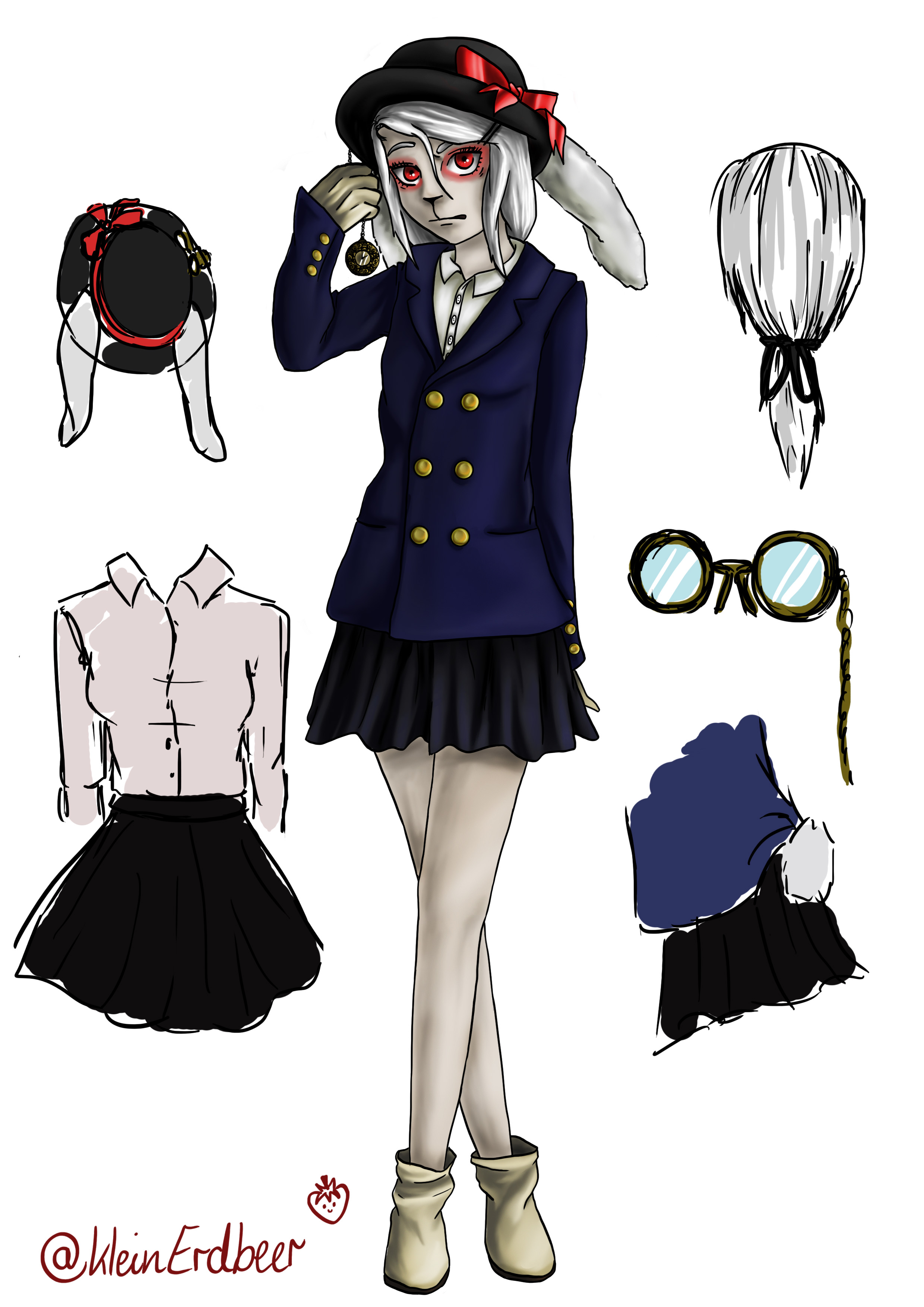 weißes-Kaninchen-by-kleinErdbeer